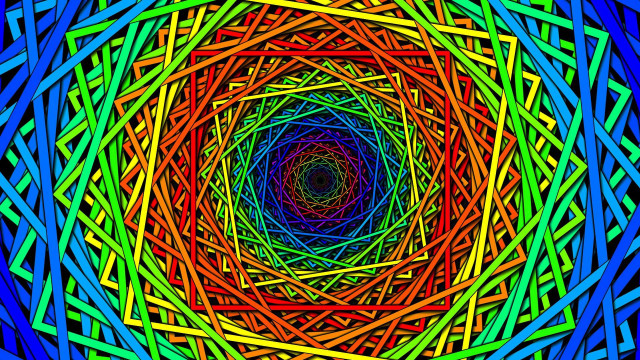 Colorful abstract painting spiral colored free wallpaper for desktop - medium preview image