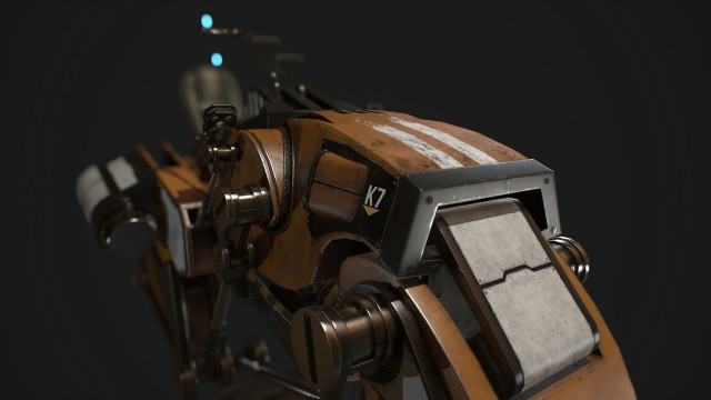 Robot camera light head arm free wallpaper for desktop - medium preview image