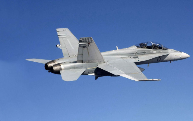 Fighter jet blue sky pilot #4 free wallpaper for desktop - medium preview image