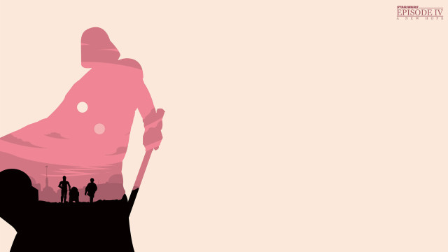 Person holding pink umbrella silhouette free wallpaper for desktop - medium preview image