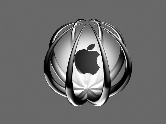 Apple logo image showing free wallpaper for desktop - medium preview image