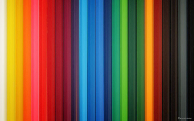 Rainbow vertical lines white background free wallpaper for desktop - medium preview image
