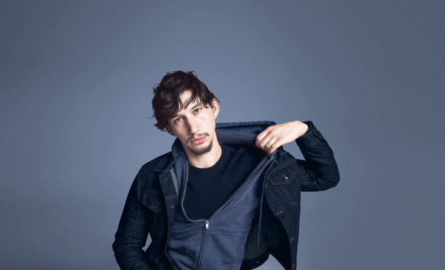 Man black jacket posing shoulder free wallpaper for desktop - medium preview image