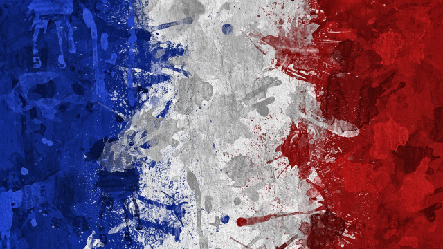 France flag grungy effect red #3 free wallpaper for desktop - medium preview image