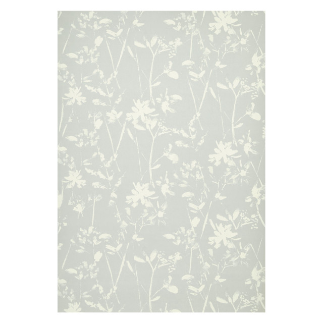 White flower pattern light gray free wallpaper for tablet - medium preview image