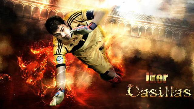 Soccer player kicking ball fire free wallpaper for desktop - medium preview image
