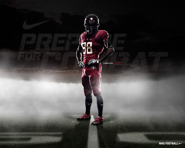 Football player fog field helmet free wallpaper for desktop - medium preview image