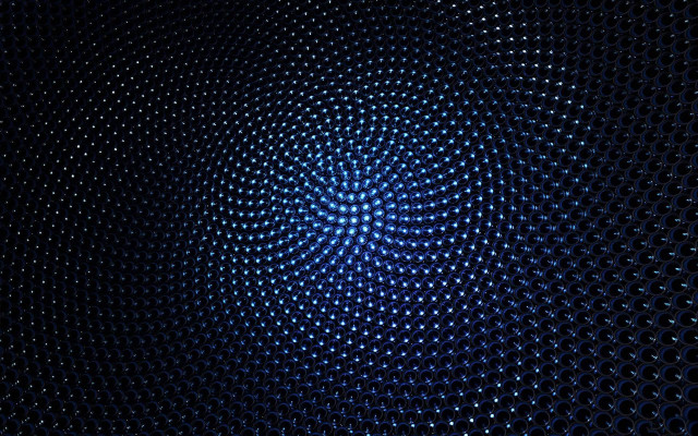 Blue background circular design black free wallpaper for desktop - medium preview image