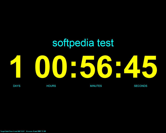 Black background yellow clock sofpedia free wallpaper for desktop - medium preview image