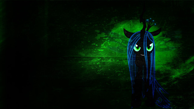 Creepy blue green monster glowing free wallpaper for desktop - medium preview image