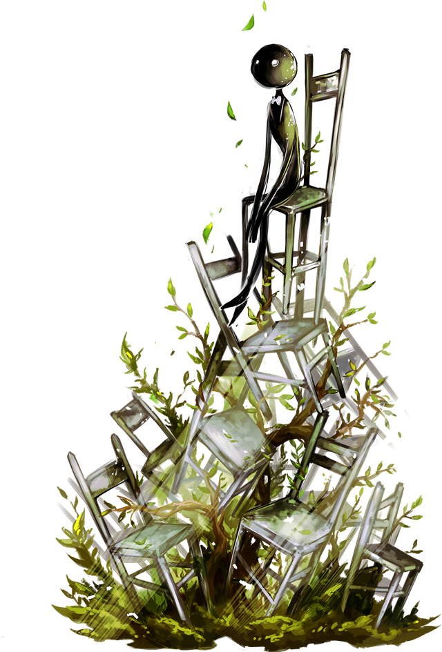 Man sitting chair pile green free wallpaper for mobile - medium preview image