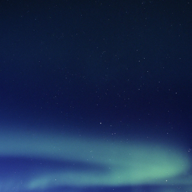 Night sky green blue aurora free wallpaper for tablet - medium preview image