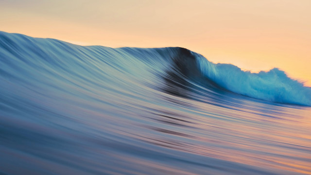 Breaking wave ocean sunset dawn #2 free wallpaper for desktop - medium preview image