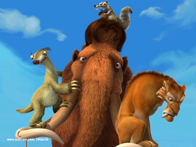 Animals riding horse squirrel back free wallpaper for desktop - medium preview image