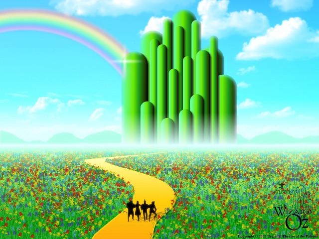 Rainbow wizards castle path three free wallpaper for desktop - medium preview image