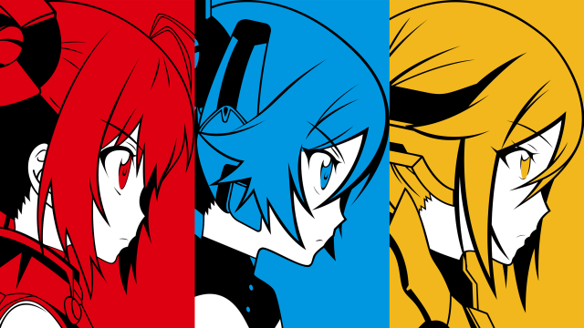 Anime characters colored hair expressions #2 free wallpaper for desktop - medium preview image