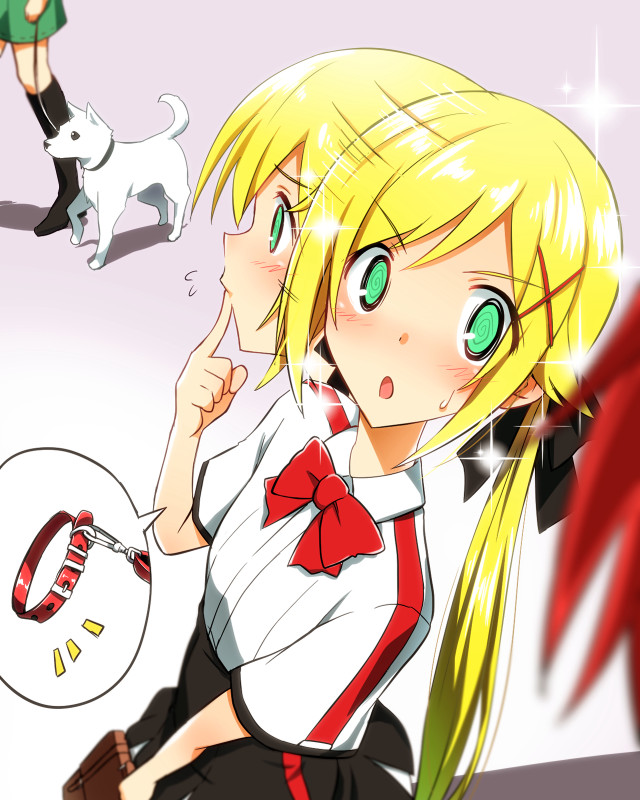 Alice cat dog schoolgirl anime free wallpaper for mobile - medium preview image