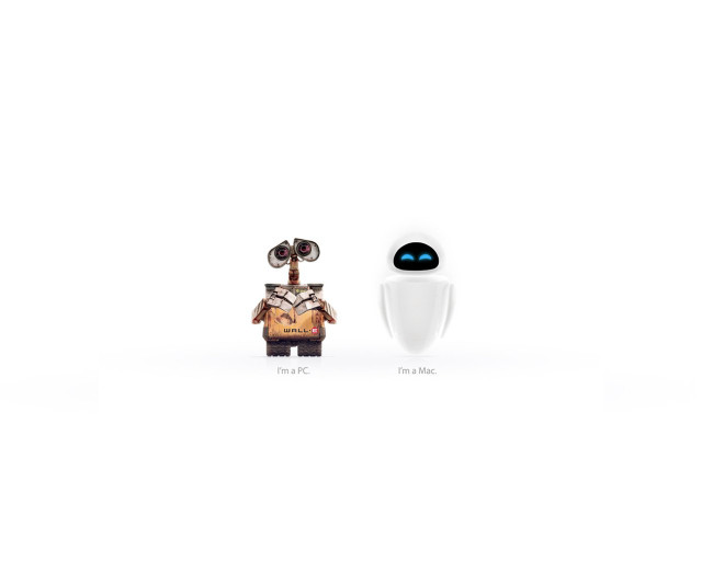 Toy robot white object blue free wallpaper for desktop - medium preview image