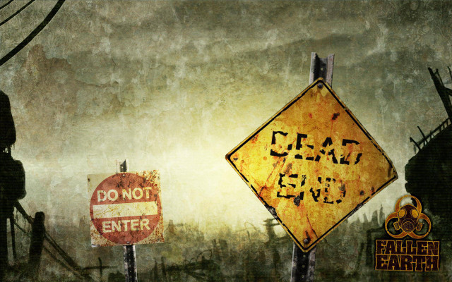 Yellow sign do not enter free wallpaper for desktop - medium preview image