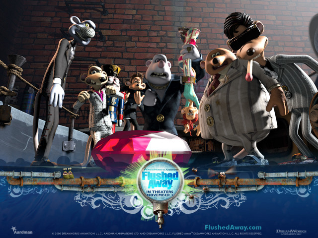 Animated characters platform brick wall free wallpaper for desktop - medium preview image