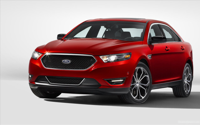 Red ford taurus black rim free wallpaper for desktop - medium preview image