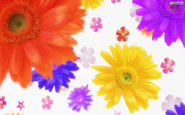 Flowers colorfield digitalblurry depthfireworks purplehydrangea free wallpaper for desktop - medium preview image