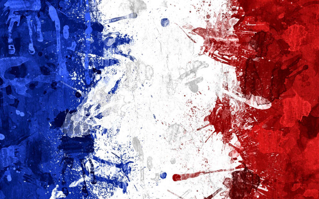 France flag grungy effect red #2 free wallpaper for desktop - medium preview image