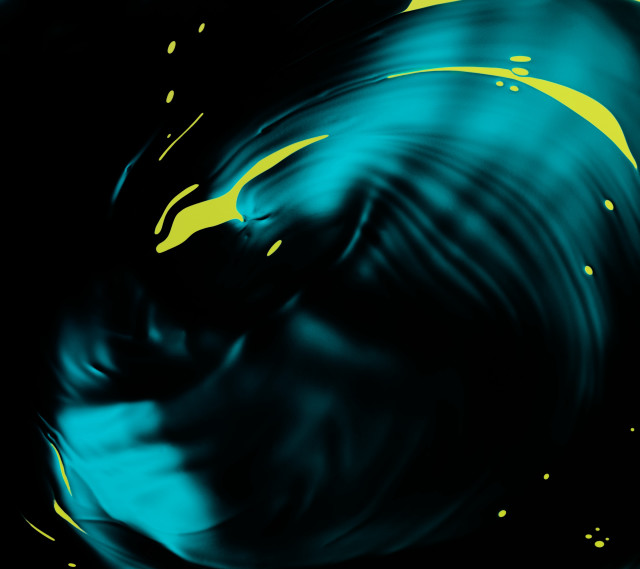 Black yellow abstract swirling glowing free wallpaper for tablet - medium preview image