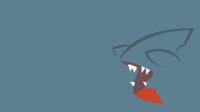 Shark mouth open teeth wide free wallpaper for desktop - medium preview image