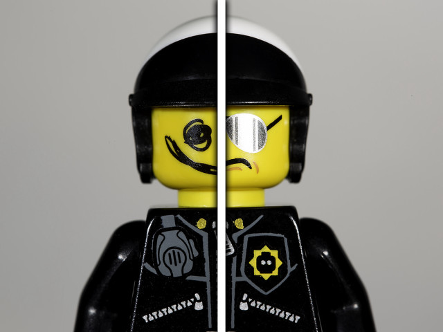 Lego man helmet sword hands free wallpaper for desktop - medium preview image