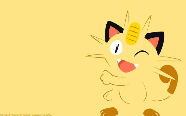 Cartoon cat yellow background yellow free wallpaper for desktop - medium preview image