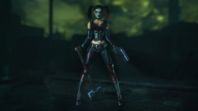 Gothic woman black red hammer free wallpaper for desktop - medium preview image