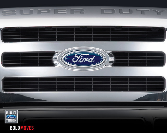 Ford emblem close up truck free wallpaper for desktop - medium preview image