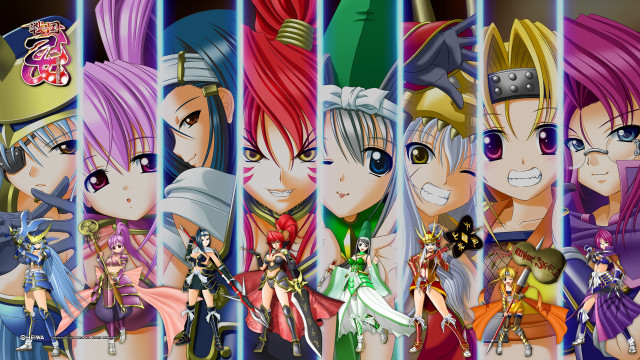 Anime characters colored hair costumes free wallpaper for desktop - medium preview image