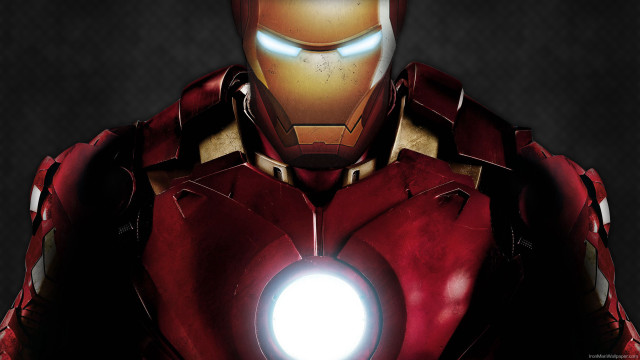 Iron man closeup light black free wallpaper for desktop - medium preview image