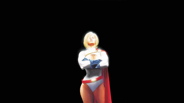 Woman red white costume cape free wallpaper for desktop - medium preview image