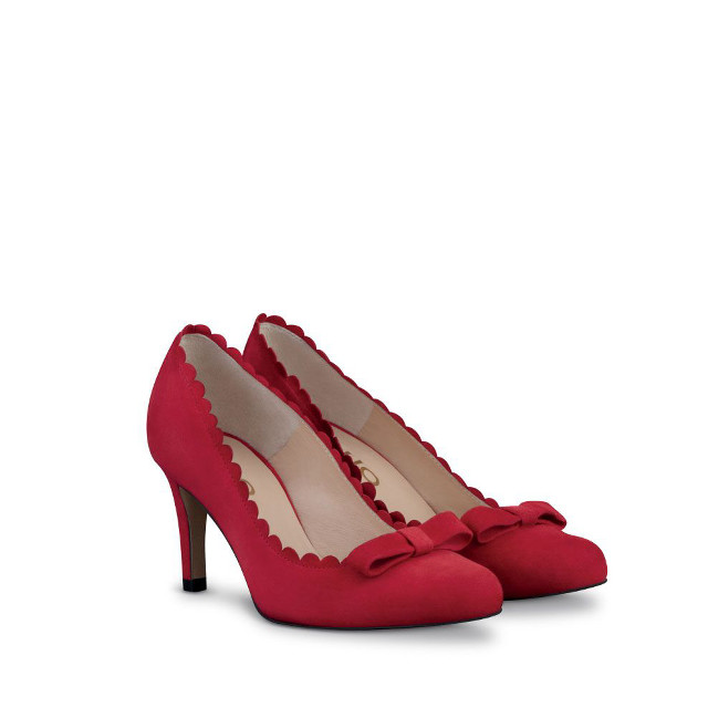 Red high heels bow scalloped free wallpaper for tablet - medium preview image