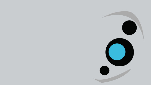 Blue black circle gray background free wallpaper for desktop - medium preview image