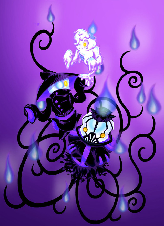 Cartoon character holding cat purple free wallpaper for mobile - medium preview image