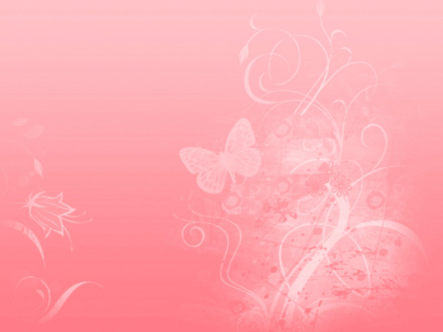 Pink background white flower butterflies free wallpaper for desktop - medium preview image