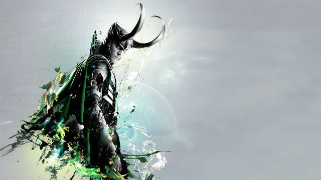 Woman black green costume horns free wallpaper for desktop - medium preview image