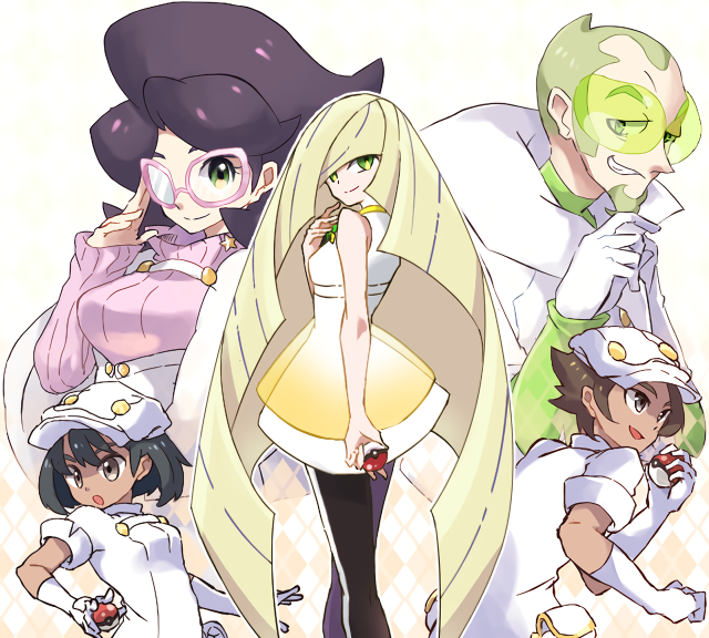 Anime group sailor girl center free wallpaper for tablet - medium preview image