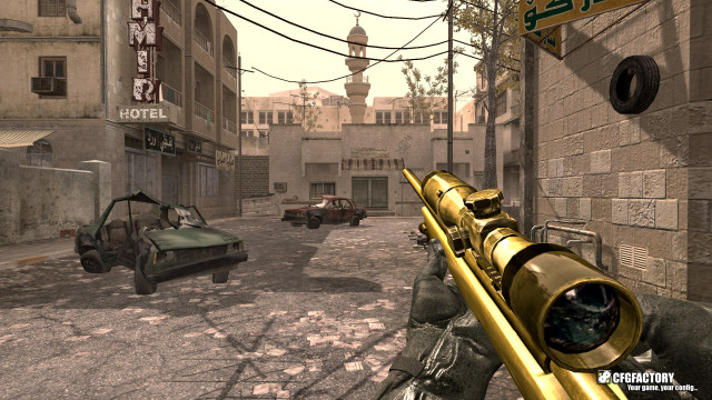 Screenshot gun street car building free wallpaper for desktop - medium preview image