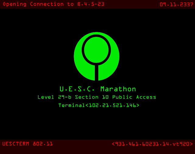 Computer screen green logo red free wallpaper for desktop - medium preview image