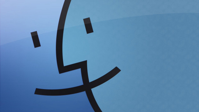 Blue background black white design #2 free wallpaper for desktop - medium preview image