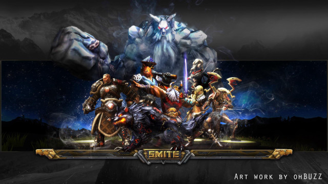 Group monsters swords demon background free wallpaper for desktop - medium preview image