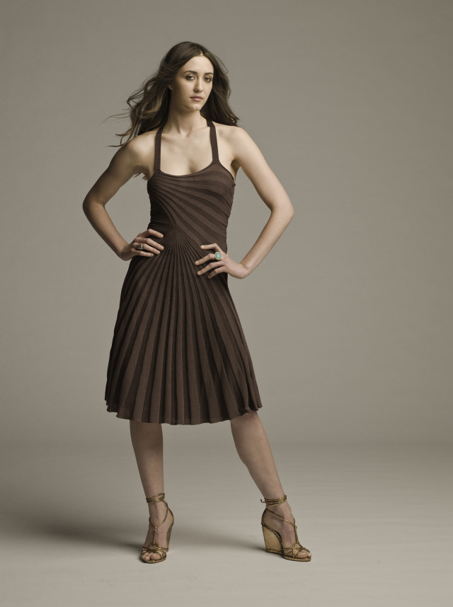 Woman brown dress posing picture #2 free wallpaper for mobile - medium preview image