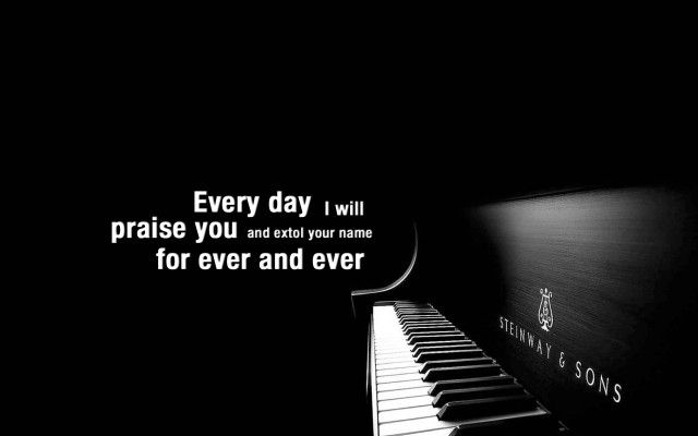 Piano quote dark background white free wallpaper for desktop - medium preview image