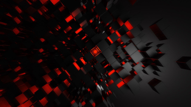 Black red abstract squares redlight free wallpaper for desktop - medium preview image