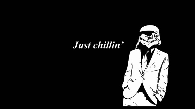 Man suit tie stormtrooper face free wallpaper for desktop - medium preview image